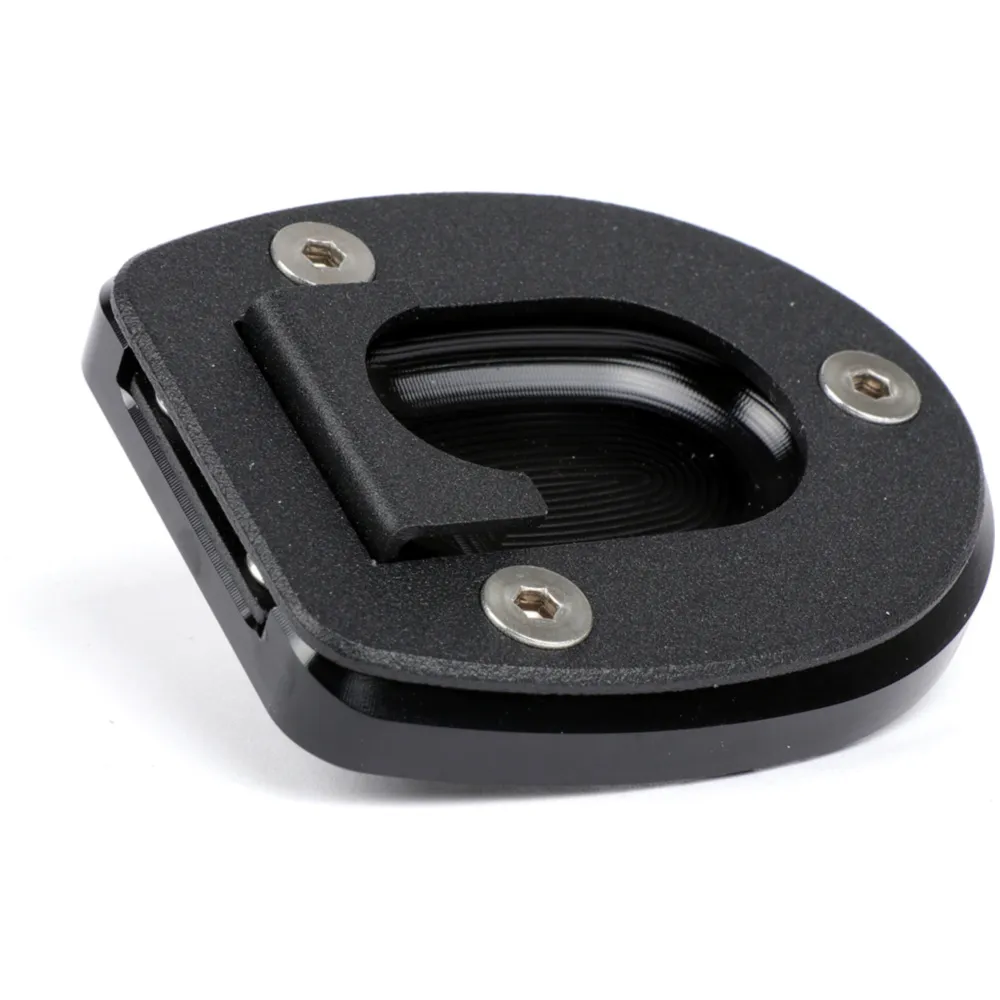 Side stand foot enlarger -MOTO NOSTRA, black shiny- Vespa GT_2