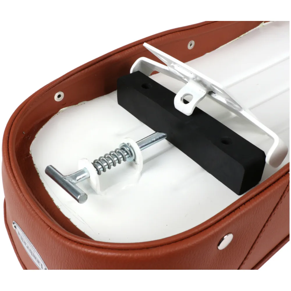 Seat -BGM PRO Pegasus with badge and riveted- Lambretta LI, _1