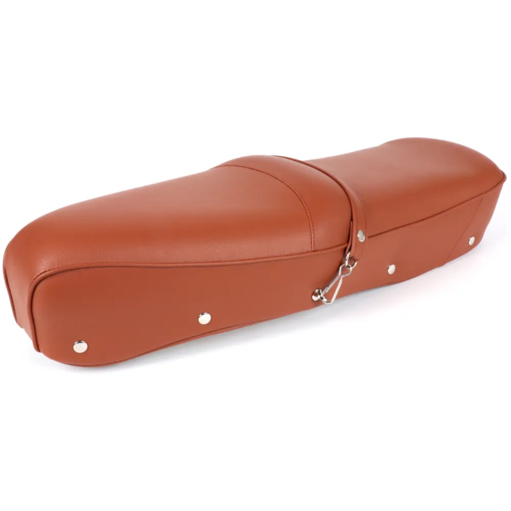 Seat -BGM PRO Pegasus with badge and riveted- Lambretta LI, _2