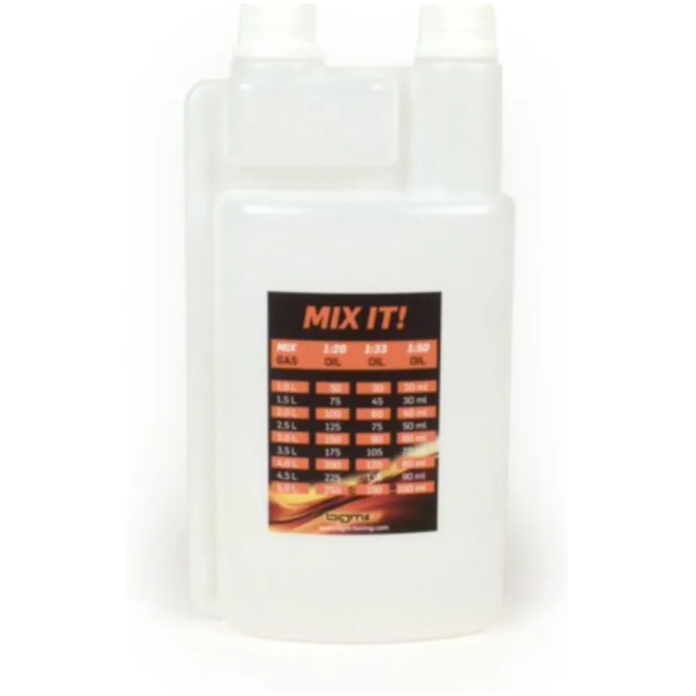 Ölmessbecher Dosierflasche BGM PRO 1000ml mit Dosierkammer (_1