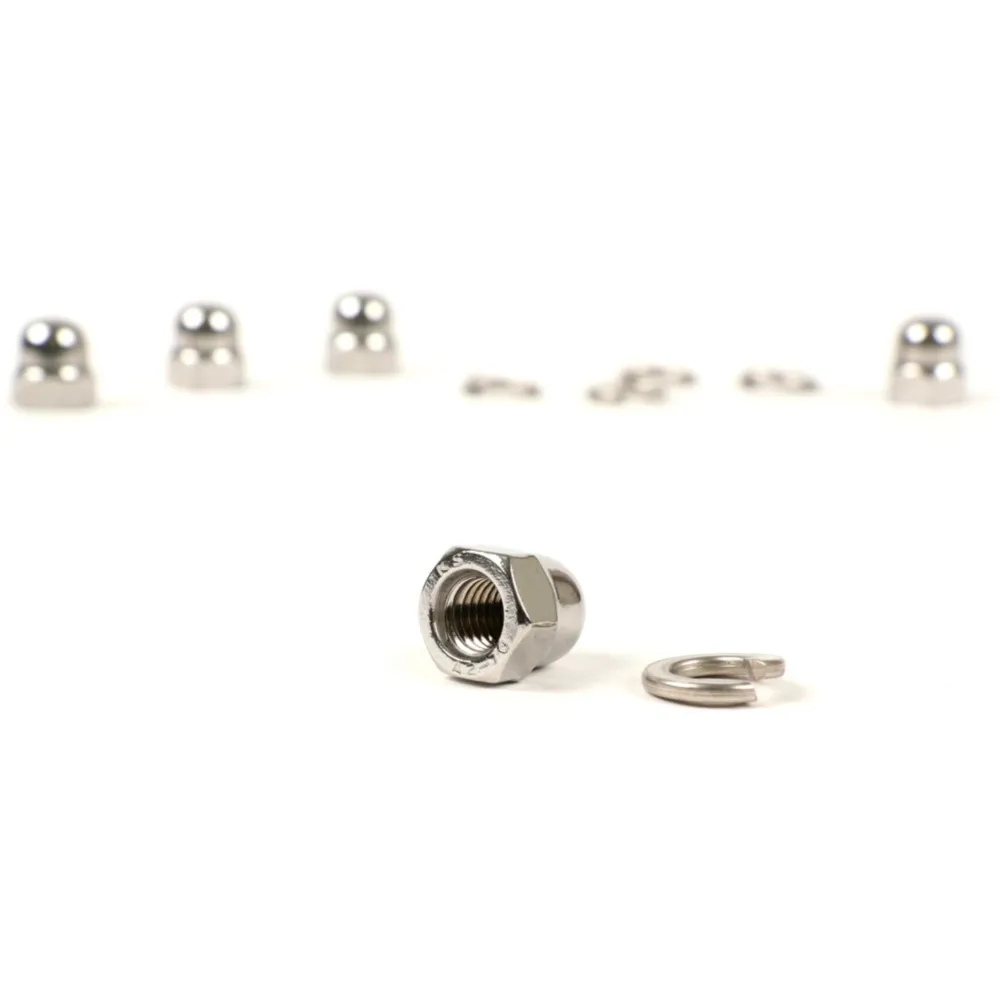 Domed cap nut set for wheel rim Vespa (type PX) -BGM ORIGINA_1