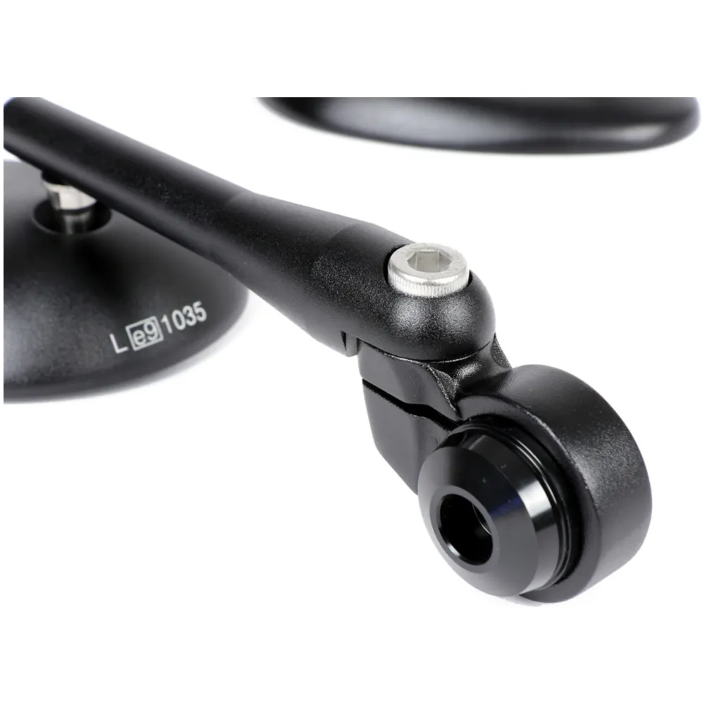 Spiegel Set Moto Nostra 1405, Aluminium CNC, Oval, Lenkerend_2