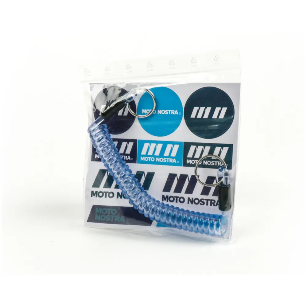 Key ring -MOTO NOSTRA Spiral- length 150mm - blue 51848_3
