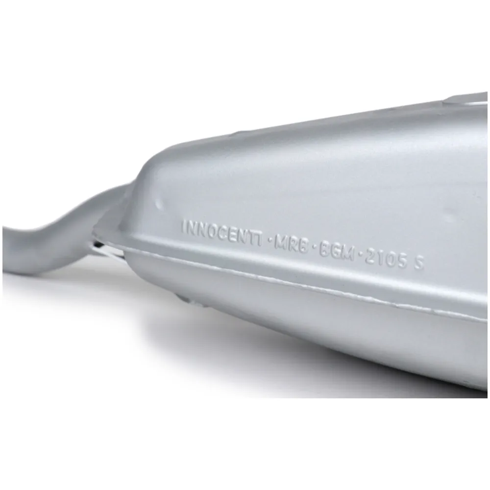 exhaust body BGM PRO Clubman V4.0 silver for Lambretta serie_3