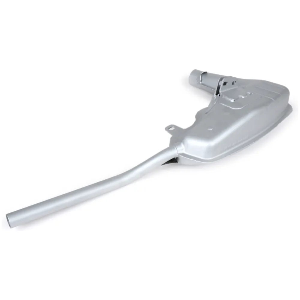 exhaust body BGM PRO Clubman V4.0 silver for Lambretta serie_1