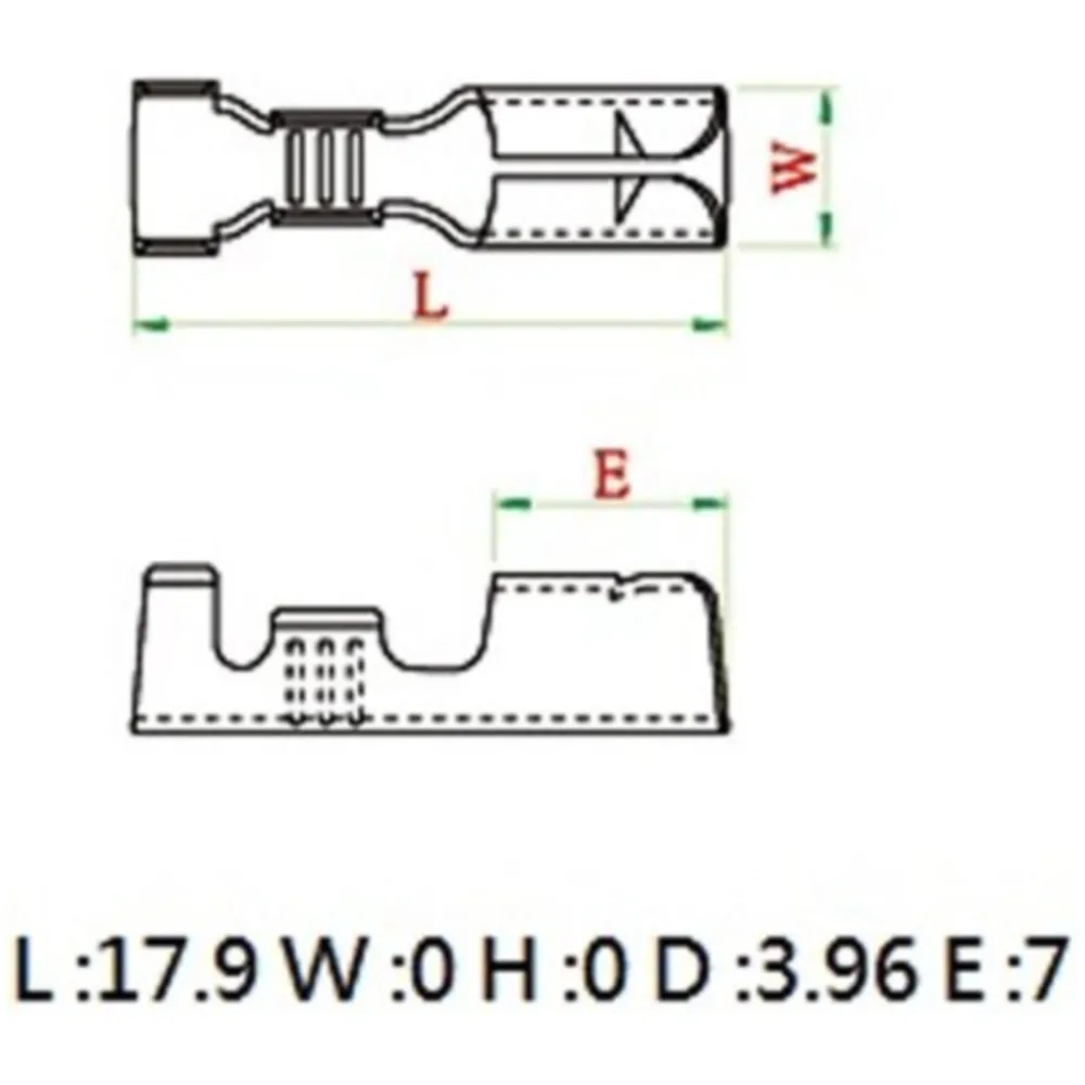 Kabelschuh Rundsteckhülse 4mm Ø=0,5-1,0mm² 10stk. 52117_1