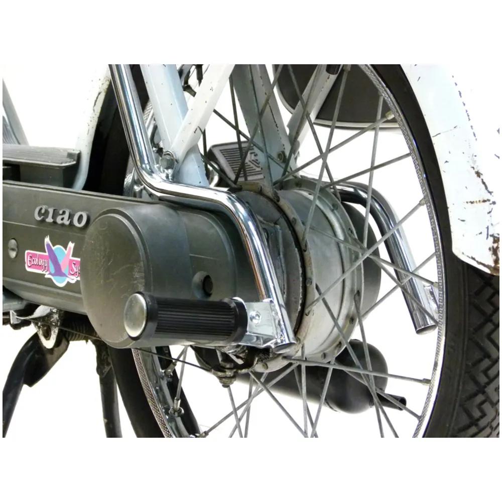 Rear footrests -MOTO NOSTRA- Piaggio Ciao -Chrome 52124_2