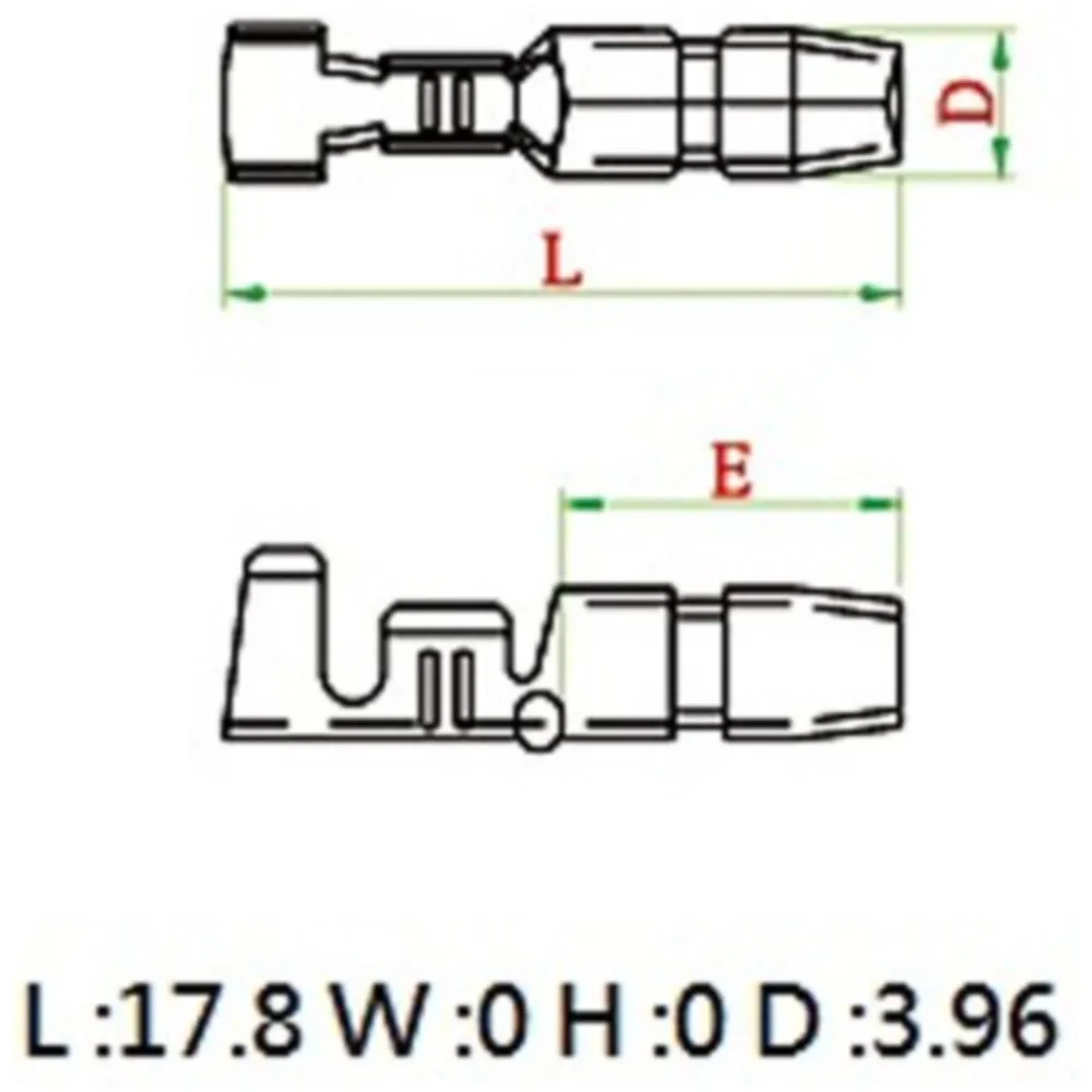 Crimp terminal -bullet plug 4mm Ø=0.5-1.0mm²- 10 pcs 52153_1