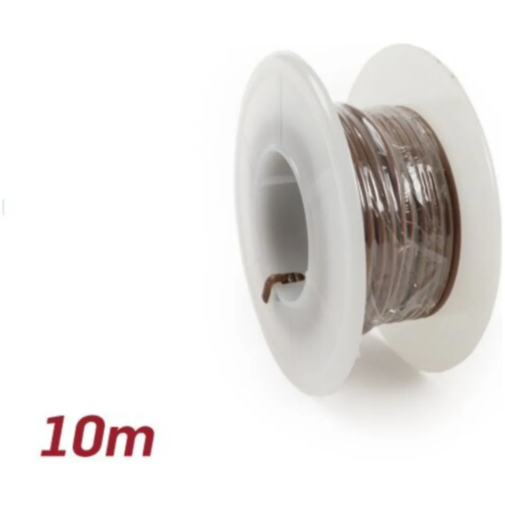 Electric wire -UNIVERSAL 0.85mm²- 10m - brown 52204_2
