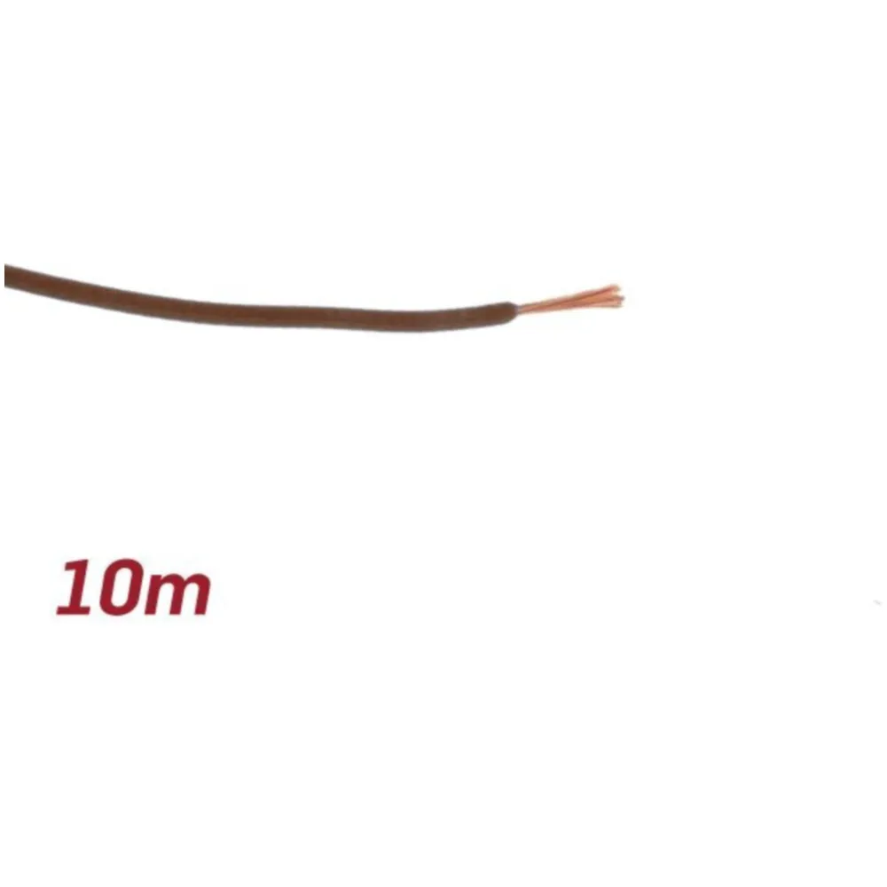 Electric wire -UNIVERSAL 0.85mm²- 10m - brown 52204_1