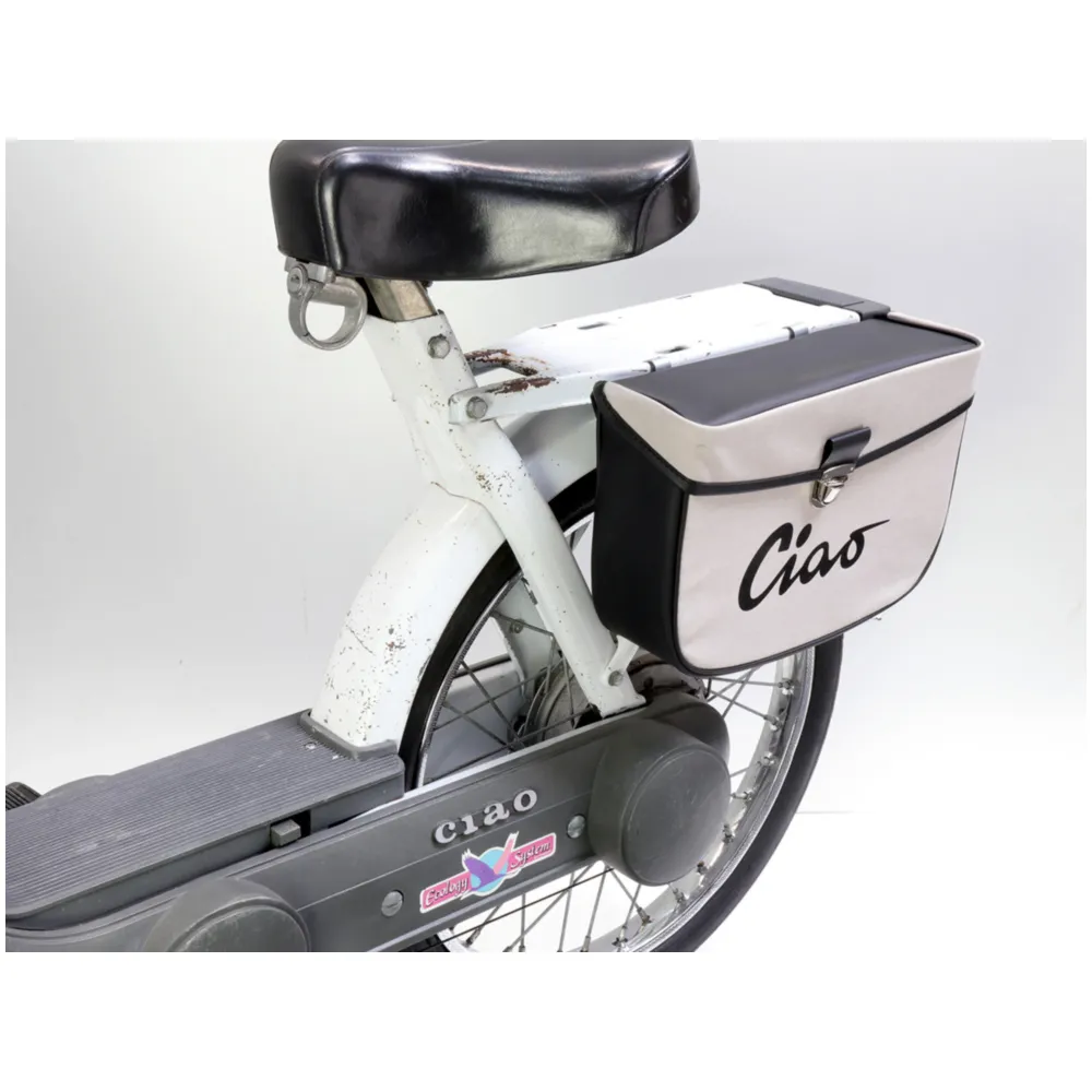 Satteltasche Moto Nostra Ciao Grau Schwarz 52215_3