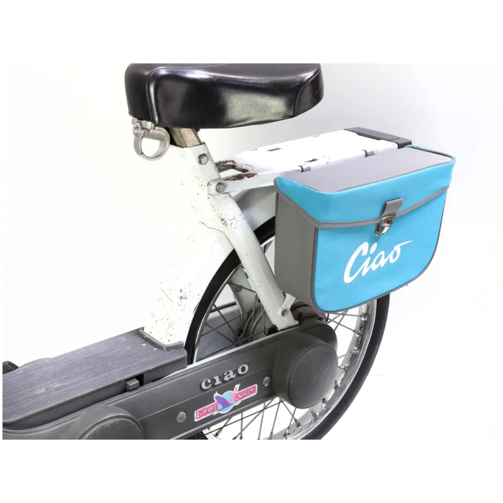 Satteltasche Moto Nostra Ciao Türkis Grau 52224_3