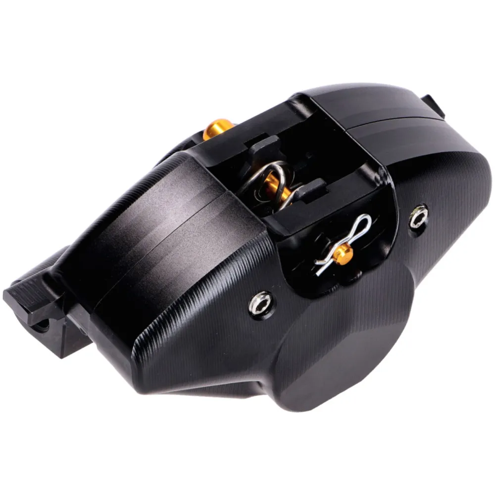 Brake caliper DMP CNC milled black for Piaggio Sprint, Prima_1