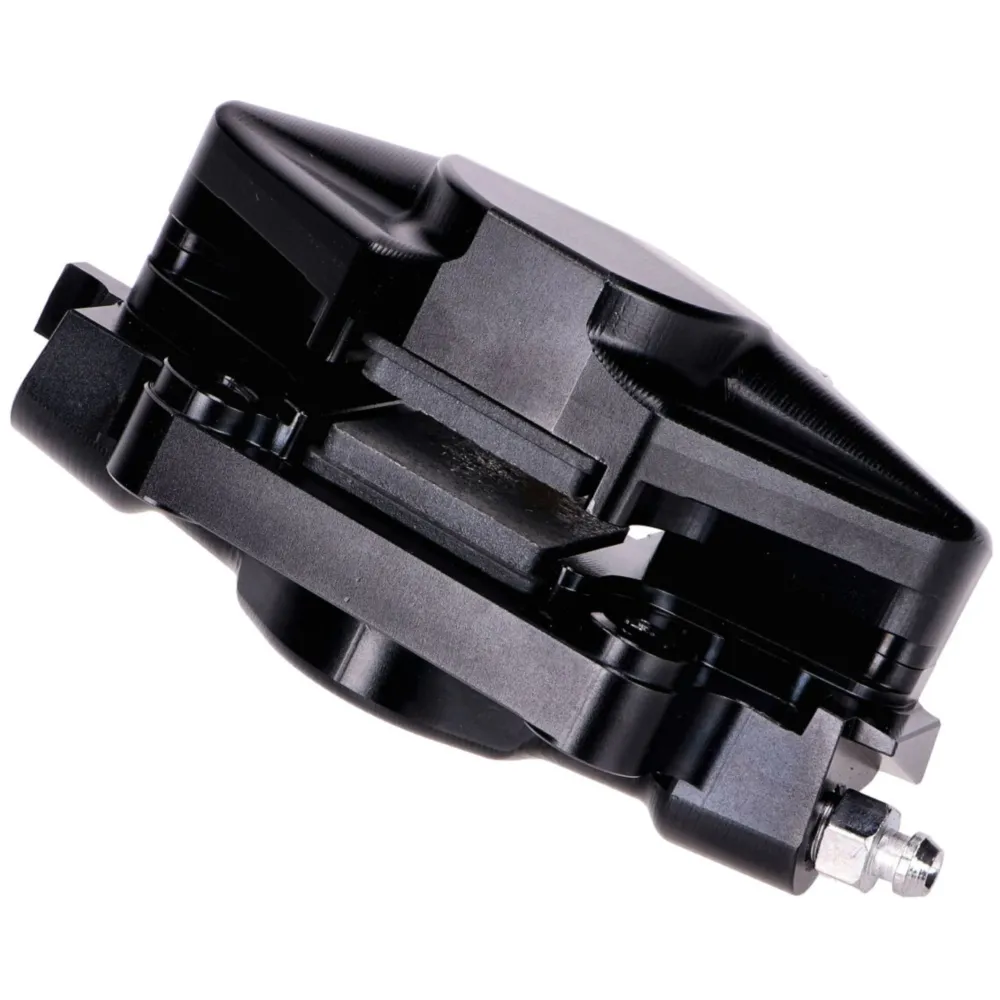 Brake caliper DMP CNC milled black for Piaggio Sprint, Prima_2