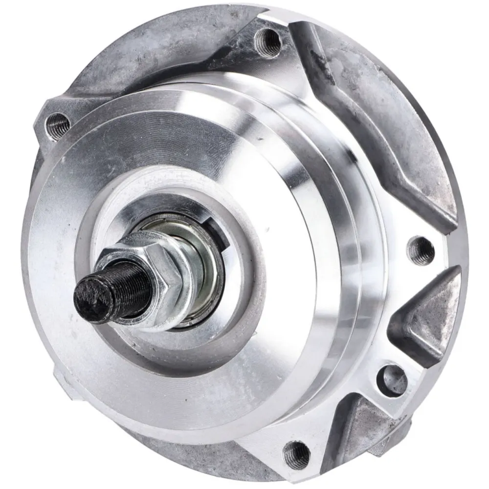 Wheel hub complete with brake anchor plate for Grimeca cast _1