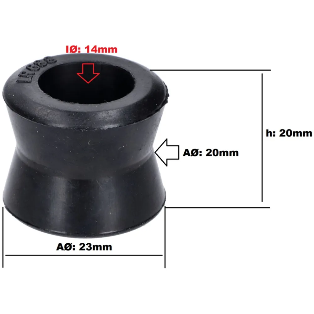 Shock absorber rubber for Kreidler, Puch, Zündapp 53597_1