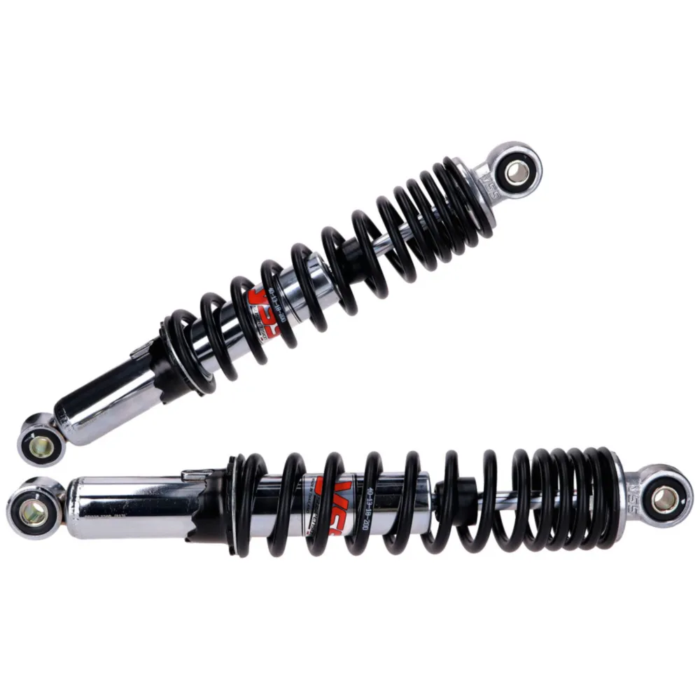Stoßdämpfer Satz YSS schwarz chrom 320mm für Puch Maxi, Tomo_1