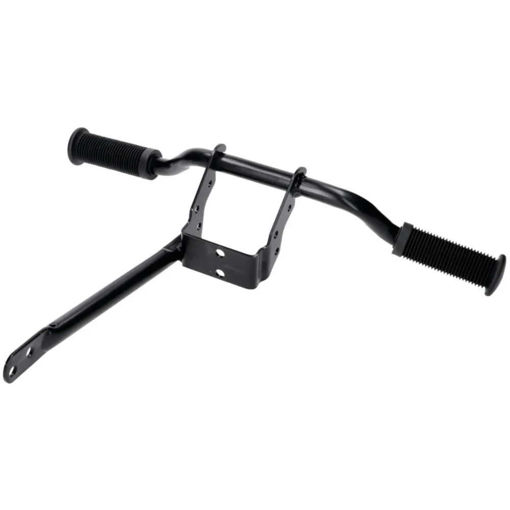 Footrest carrier with footrest rubbers black for Kreidler 53_1