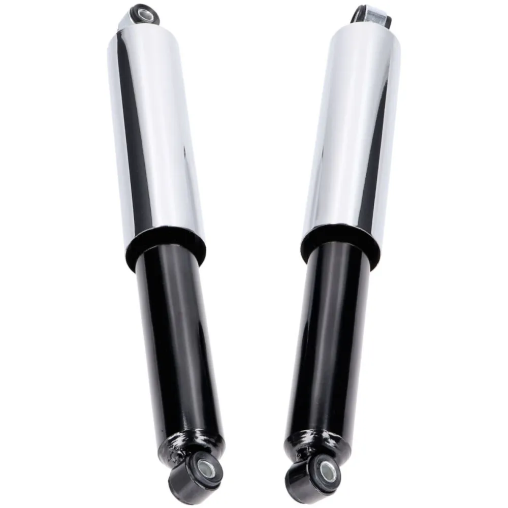 Shock absorber set with chrome sleeve 345mm for Simson S50, _2