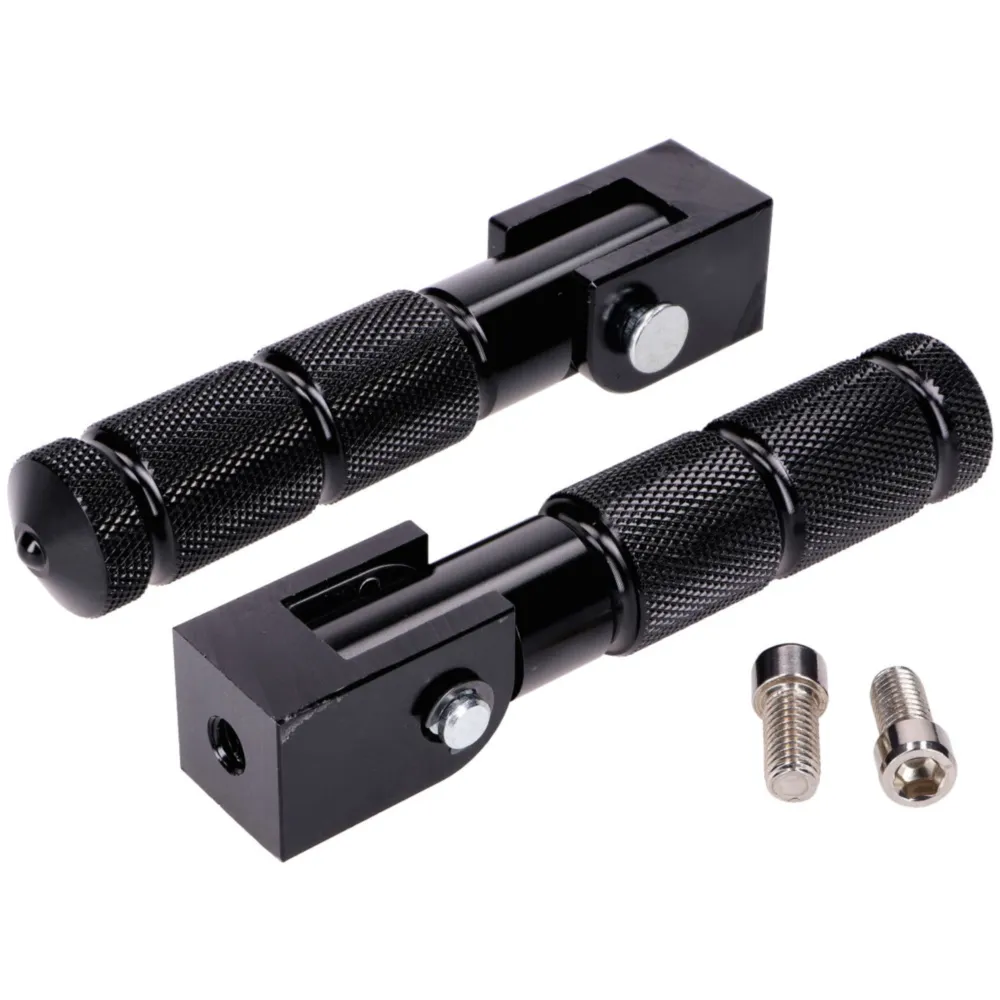 Pillion footrest set CNC black for Beta RR 50, RR 125 2021- _1