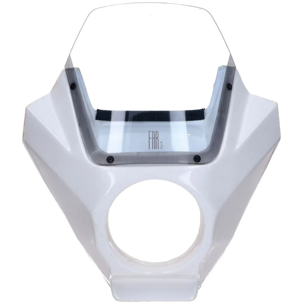 Headlight fairing white for Lambretta J125 4m, moped, mokick_1