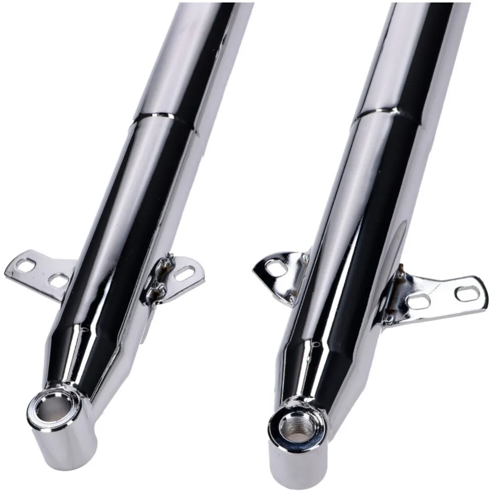 Telegabelholm Satz chrom für Zündapp Typ 517 C50, KS50, GTS5_3