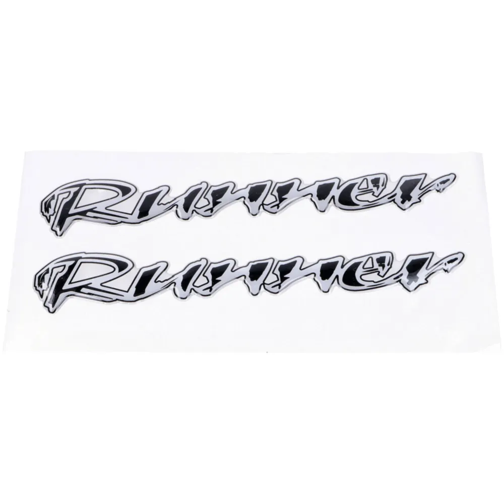 Sticker set 3D black 4-piece for Gilera Runner 50 / 125 / 18_2