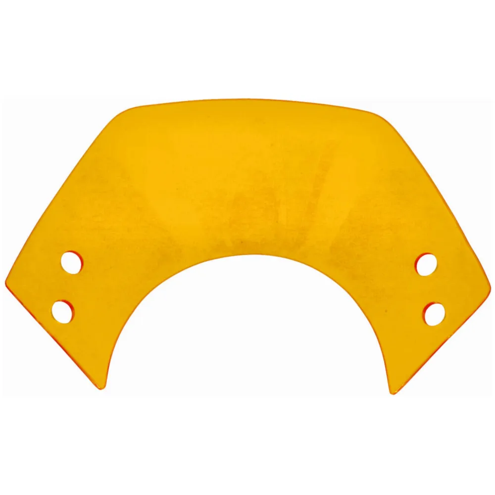Windshield short yellow tinted with bracket for Vespa Primav_2