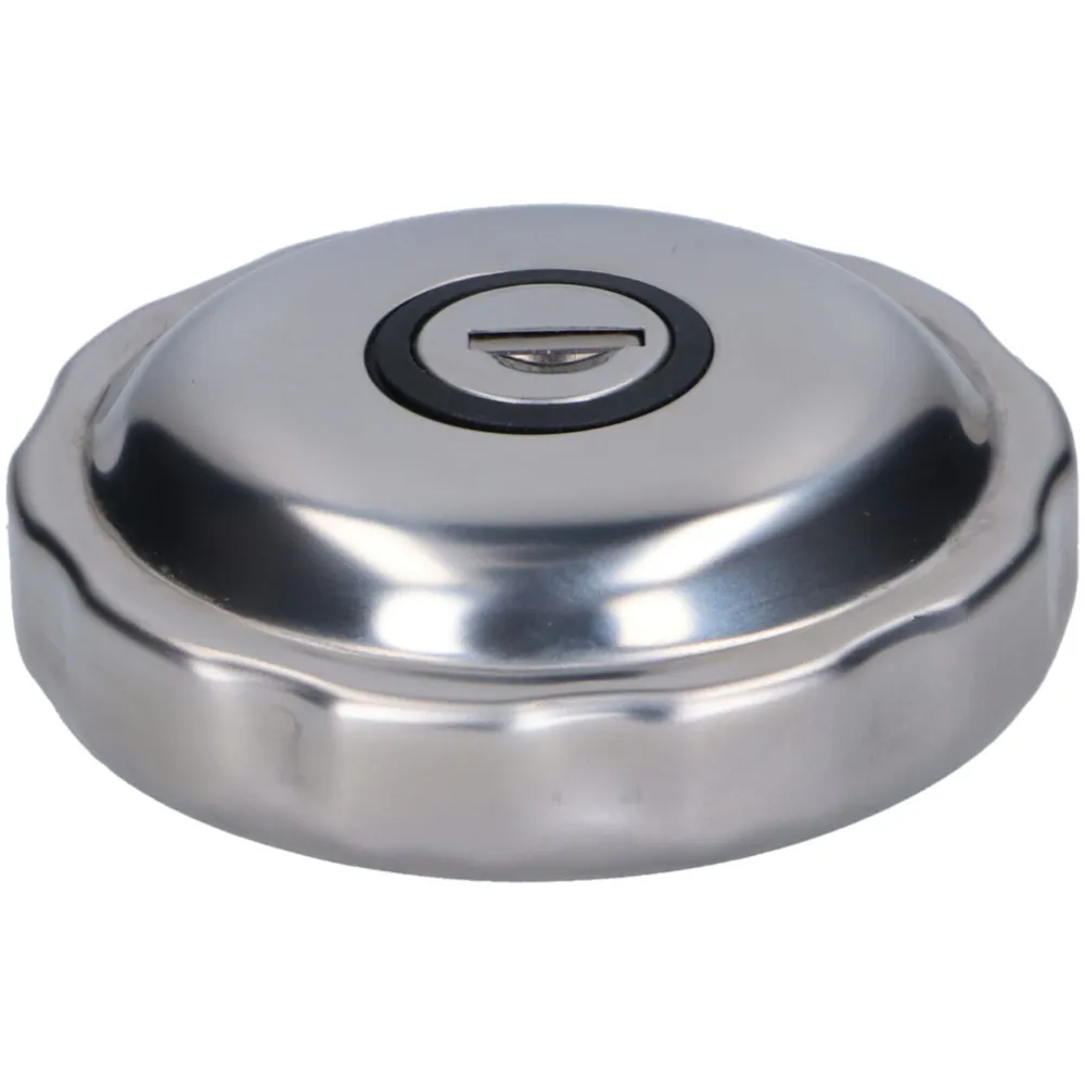 Tank cap with lock 40mm chrome for Puch Maxi, Tomos 54418_3