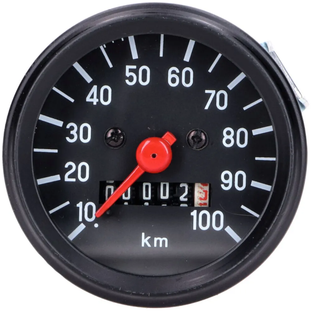 Speedometer D=60mm 100 km/h black for Puch Monza 54714_1