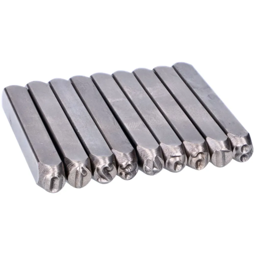 Schlagzahlen Satz 5mm DIN1451 9-teilig 55042_1