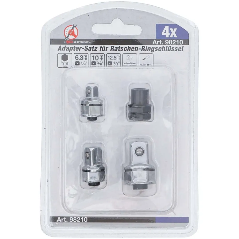 Adapter-Satz für Ratschen-Ringschlüssel 4-teilig 54980_1