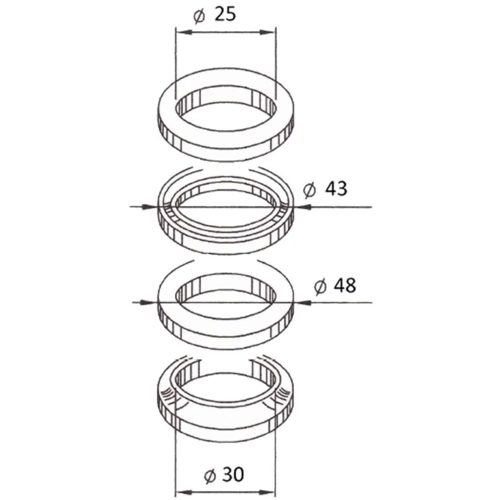 steering bearing set for MBK Doodo, Skyline, Teos, Maxster, _1