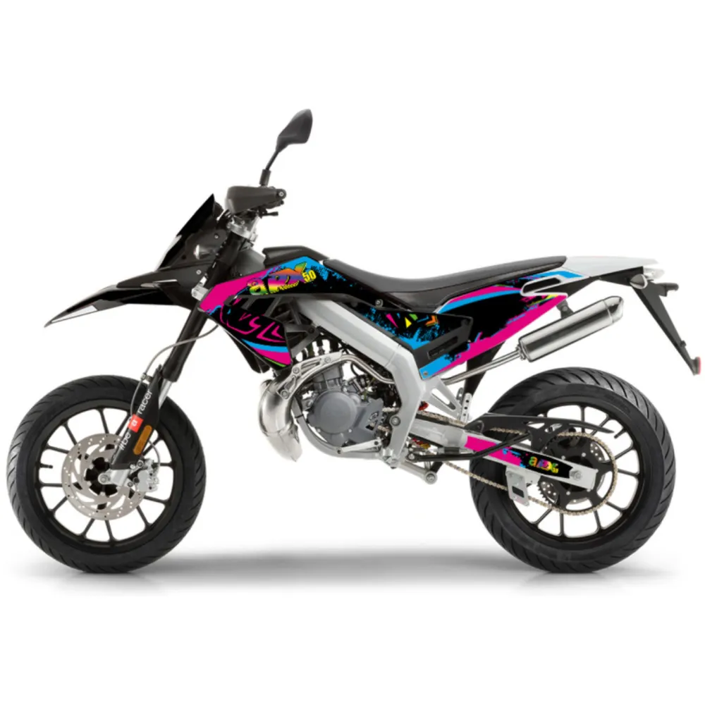 decal set black-pink-blue matt for Aprilia RX50 2018- Euro4 _1