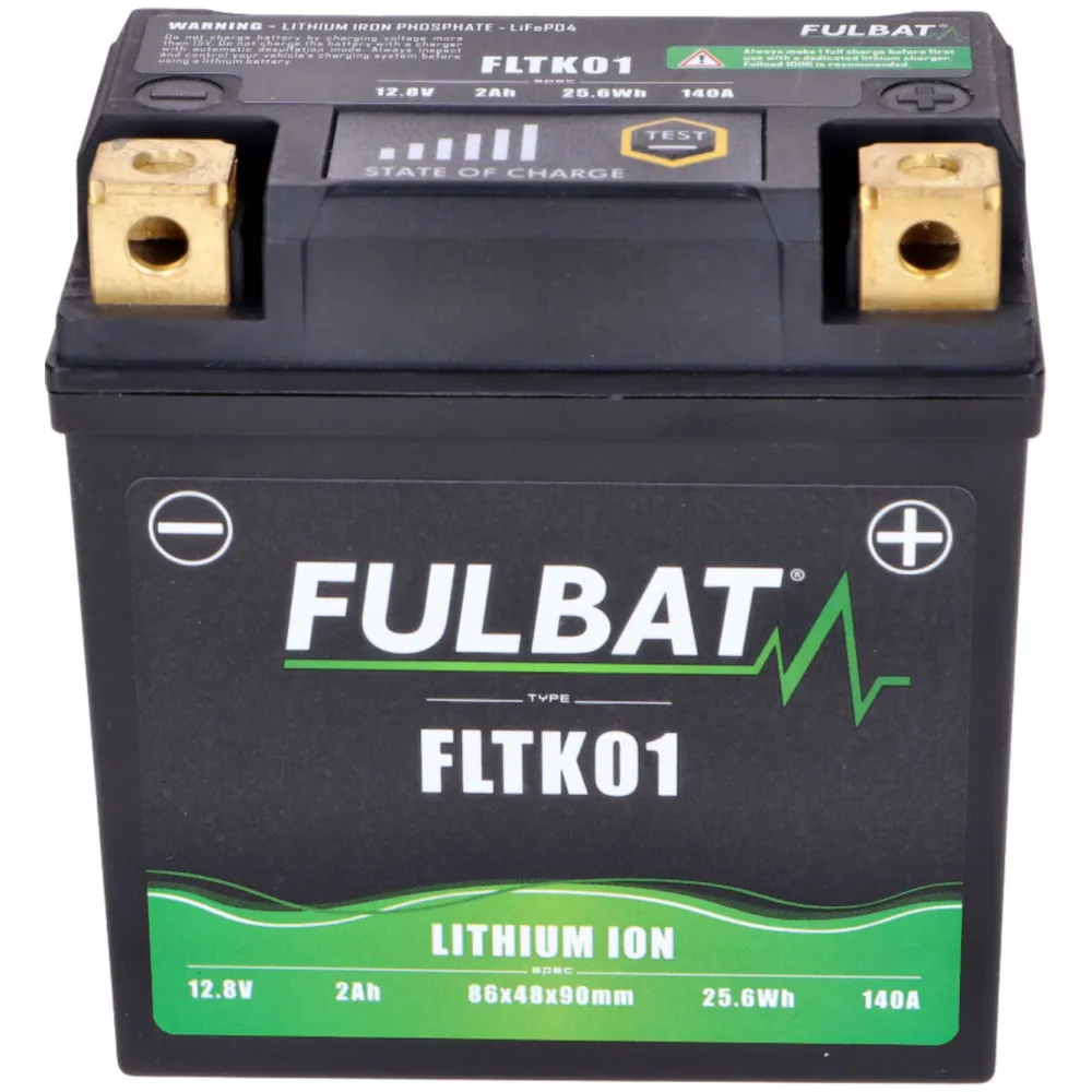 Batterie Fulbat FLTK01 Lithium LiFePO4 12V 2Ah 140A FB560501_3