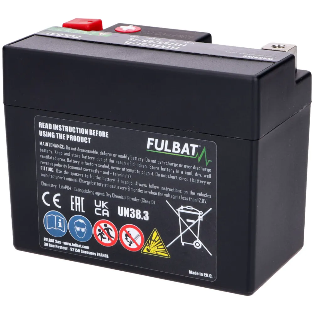 Battery Fulbat FLTX4L/5L/7L - FLTZ5S/6S/7S Lithium LiFePO4 1_2