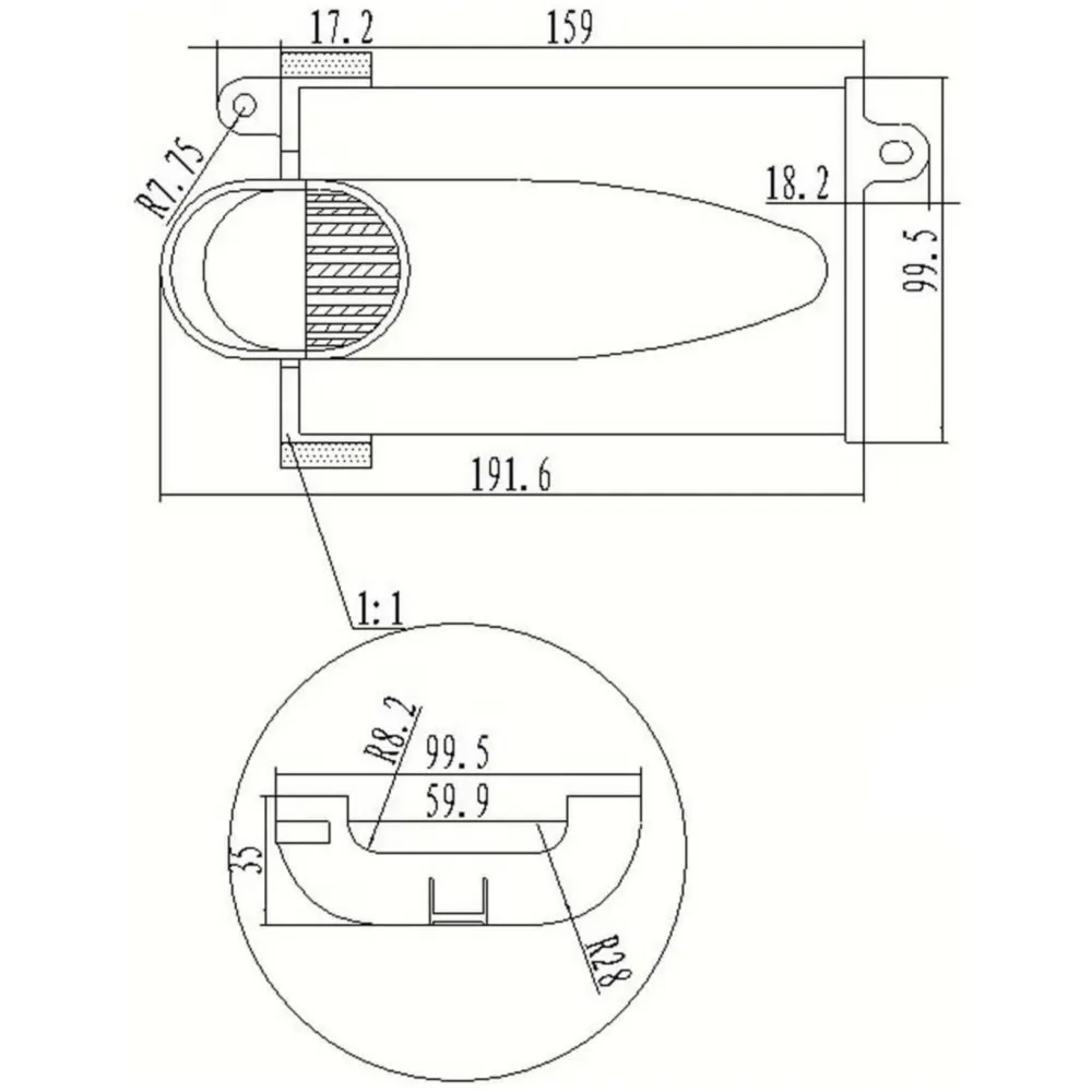 Luftfilter Einsatz Motorgehäuse links für Yamaha T-Max 500 0_1