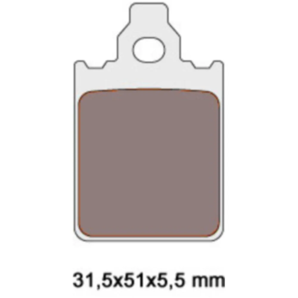brake pads organic for Piaggio Quartz, Italjet Formula, Piag_1