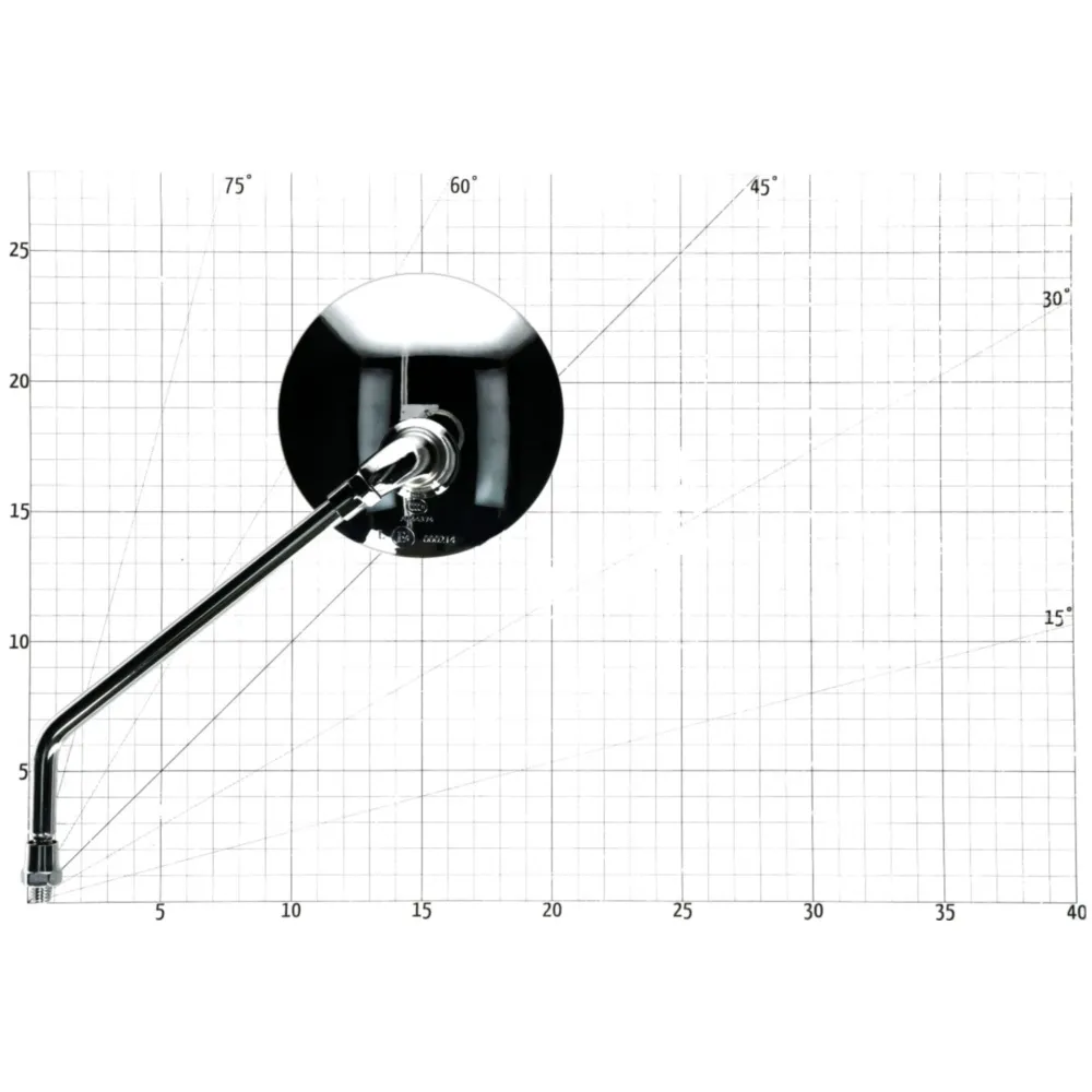 Spiegel Set M8 Chrom rund IP40391_1