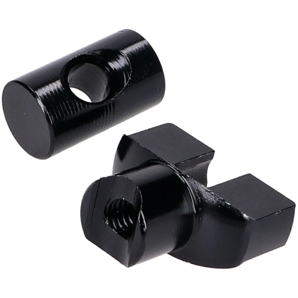 Bremszug Einsteller Set M6 Aluminium schwarz - universal IP4_1