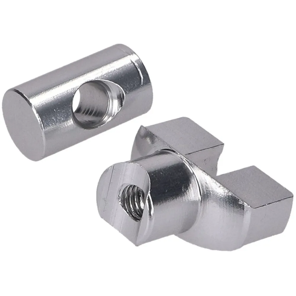 brake cable adjuster set M6 thread aluminum silver - univers_1