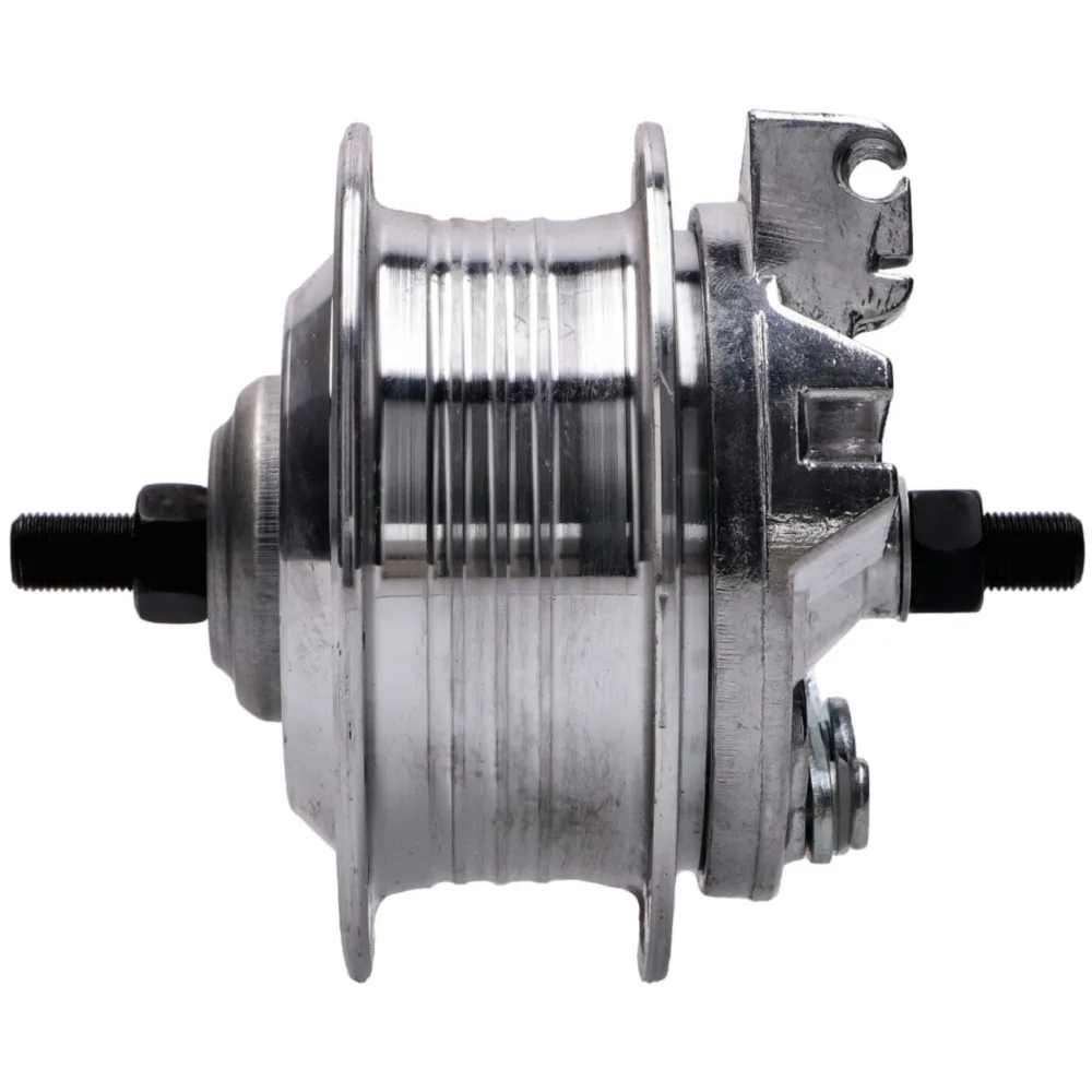 front wheel hub complete w/ brake anchor plate and axle for _2