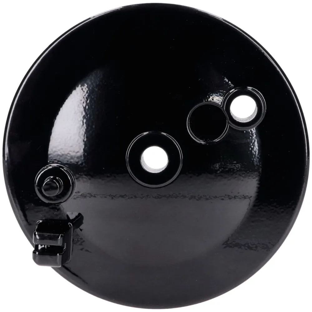 rear brake cover w/o stop light switch hole, black for Simso_1