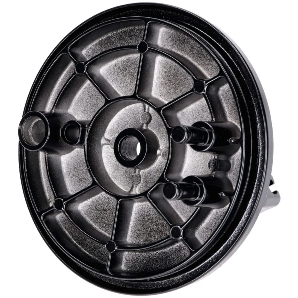 rear brake cover w/ stop light switch hole, black for Simson_2