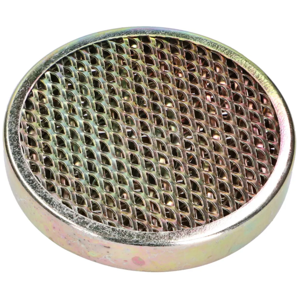 air filter metal, flat type, d=60mm, fleece for Simson S50, _1