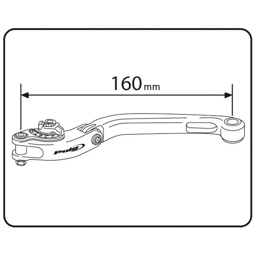 clutch lever / rear brake lever Puig 2.0 adjustable, folding_2