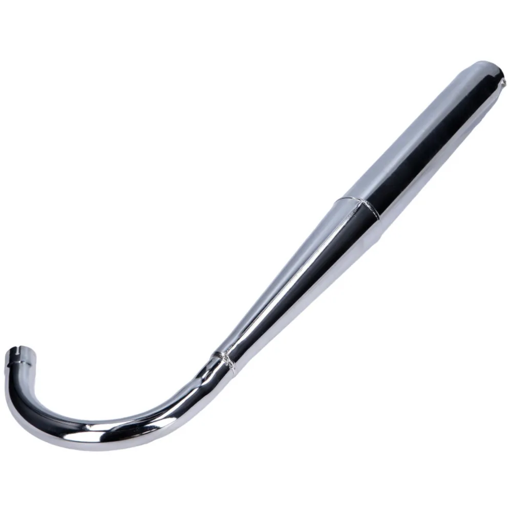 Auspuff Chrom 70mm 32mm Krümmeranschluss für Zündapp GTS 50,_2
