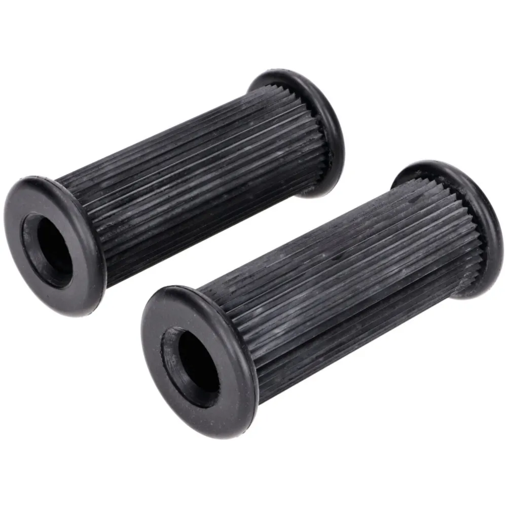Footrests Drilastic Rubber Black 18mm x 35mm 106mm for Kreid_1