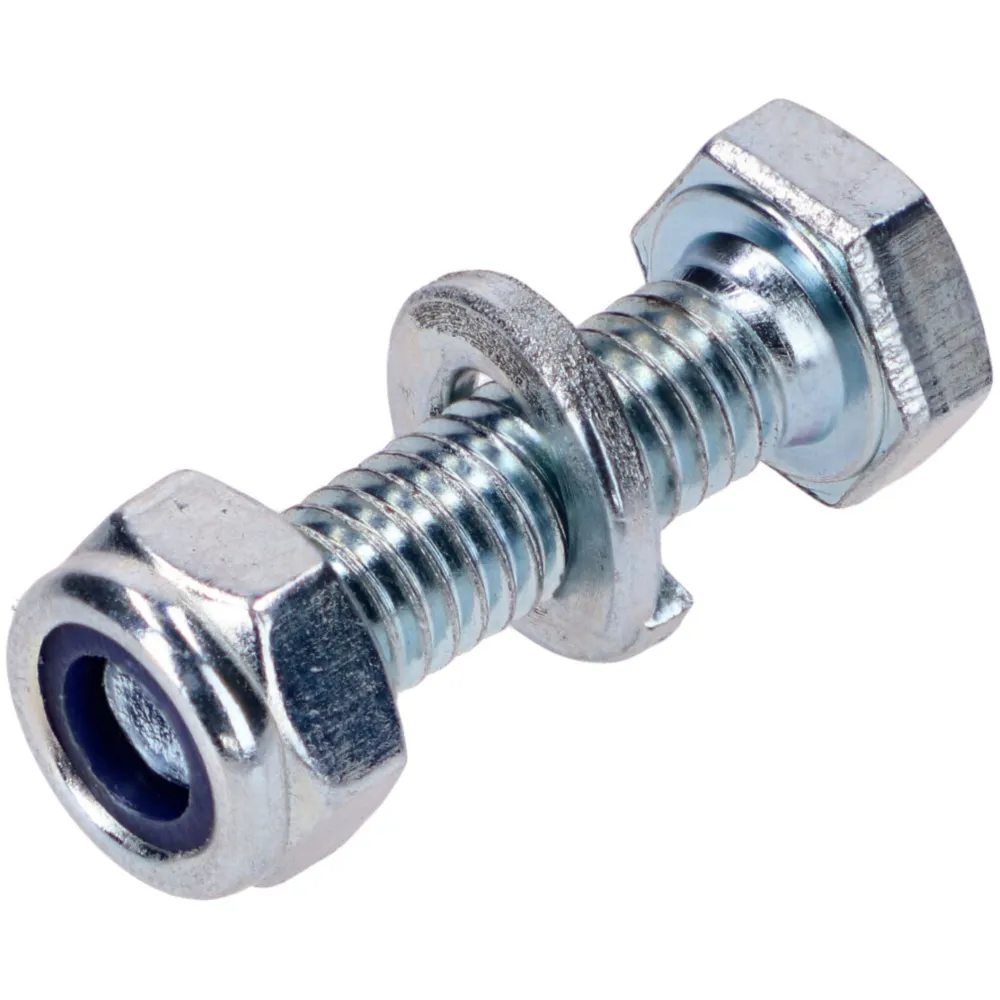 Fastening set 18-piece hexagon bolts washers nuts for Puch, _3