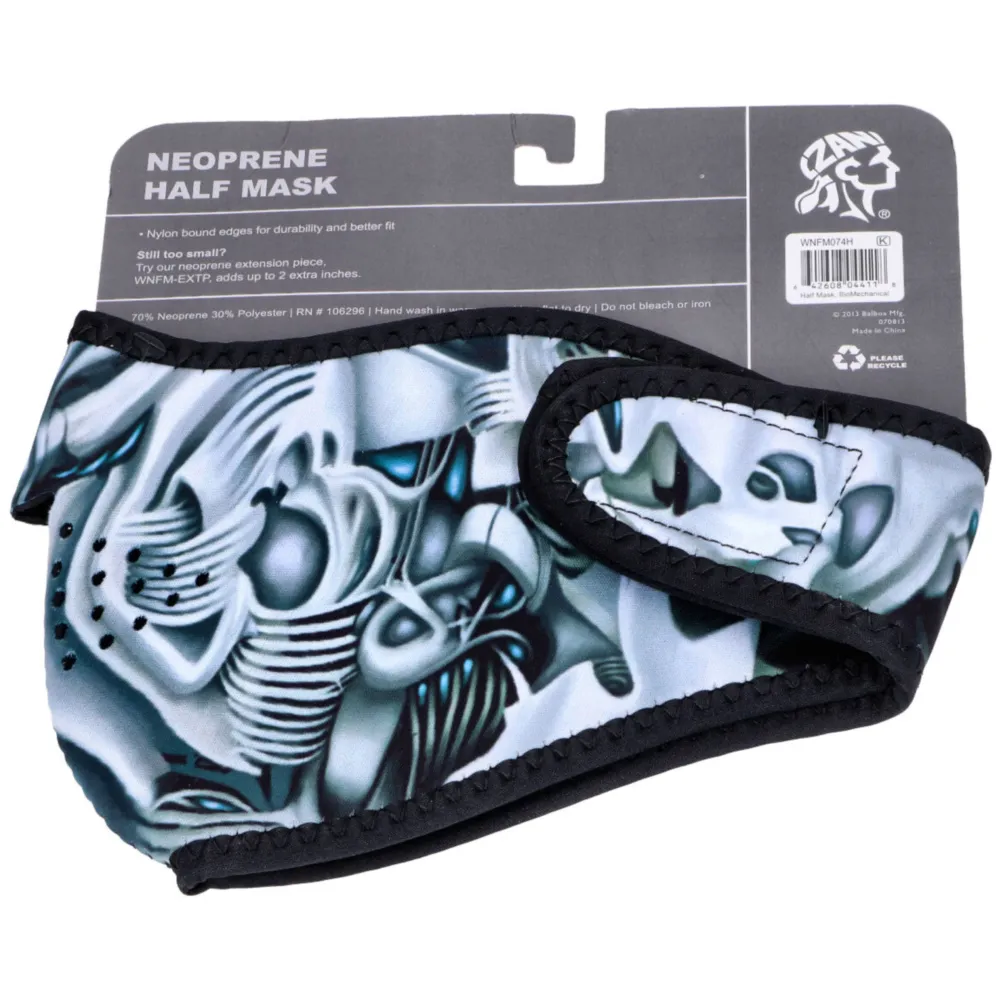 Maske ZAN Biomechanical für Chopper Motorrad MG00013009_1